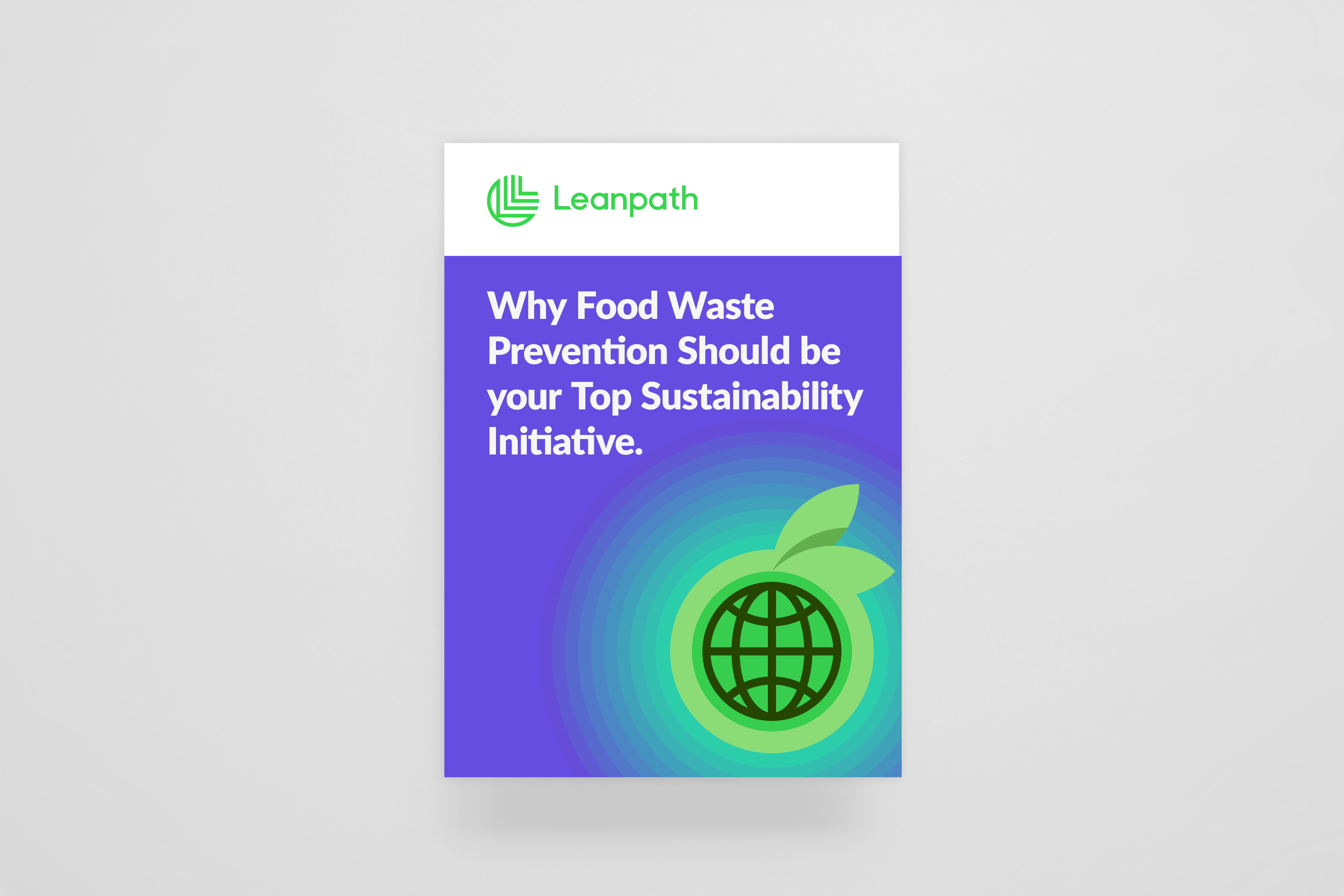 A guide emphasizing food waste prevention as a crucial step towards achieving sustainability